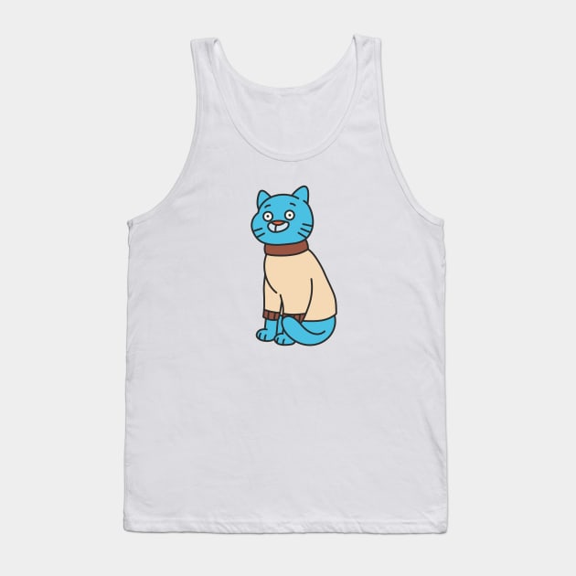 Gumball Watterson - The Amazing World of Gumball Tank Top by doodlesbyben